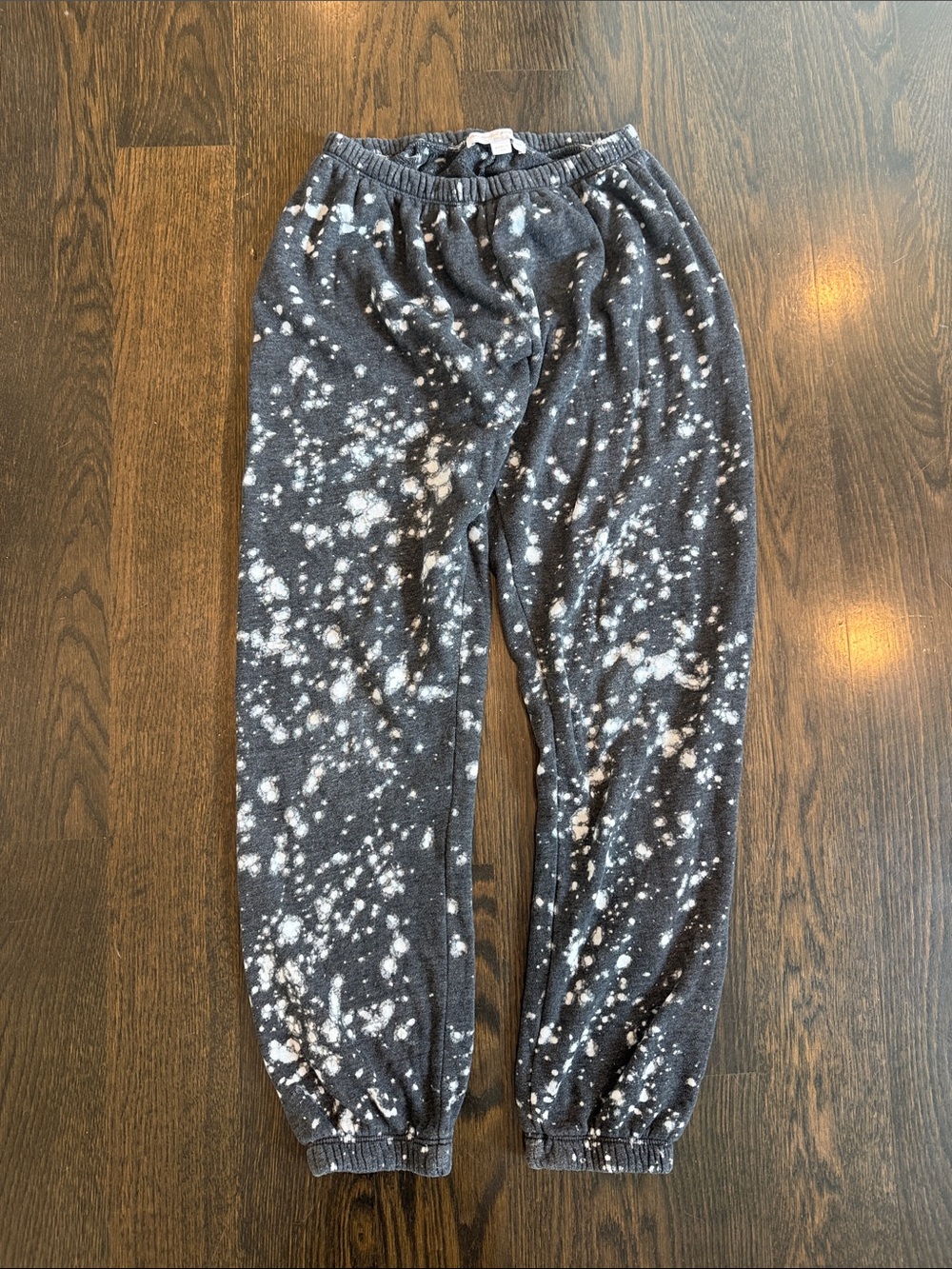 Spiritual Gangster Black and White Splatter Sweatpants